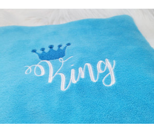 Stickdatei - King mit Krone in 2 Varianten